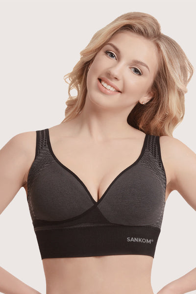 SANKOM PATENT BRA - CLASSIC BLACK