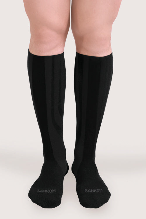 SANKOM PATENT ACTIVE COMPRESSION SOCKS - BLACK