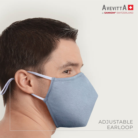 Avevitta Protect 2.0 Anti-Virus Nano Technology Mask - Grey